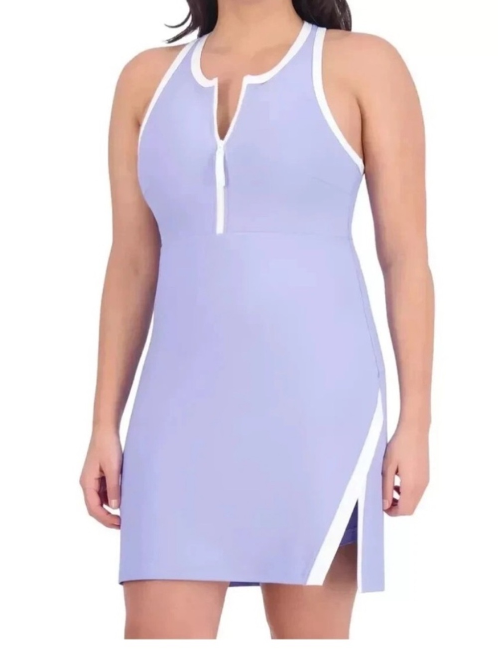 Sage Collective Racerback Sporty Tennis Dress with Shorts